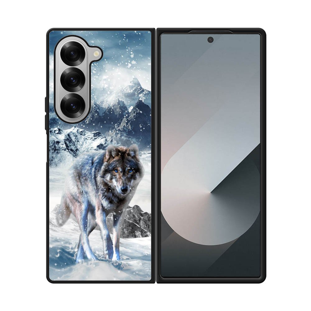 White Wolf Samsung Galaxy Z Fold 7 5G Case