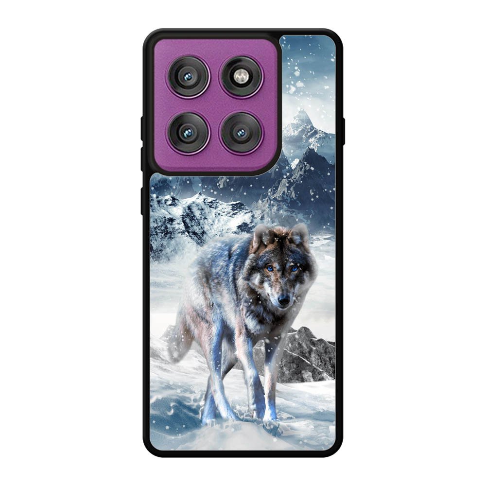 White Wolf Motorola Moto Edge 60 Pro Case