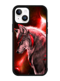 Cool Wolf Red iPhone 15 Case