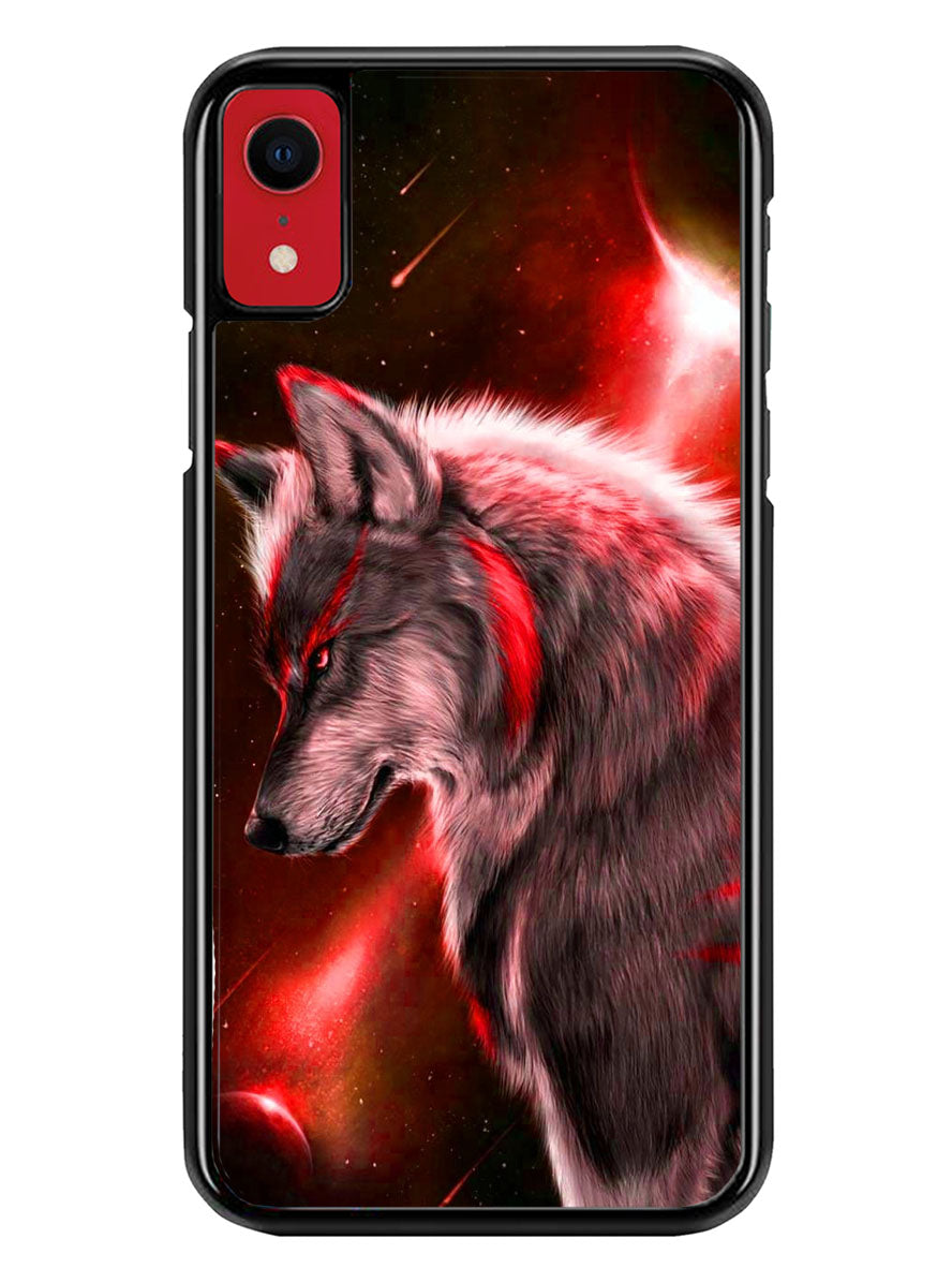 Cool Wolf Red iPhone XR Case