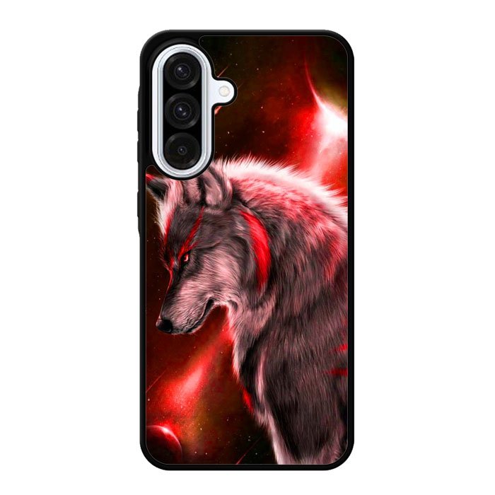 Cool Wolf Red Samsung Galaxy A56 Case DC0383