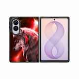 Cool Wolf Red Samsung Galaxy Z Fold 8 Case DC0383