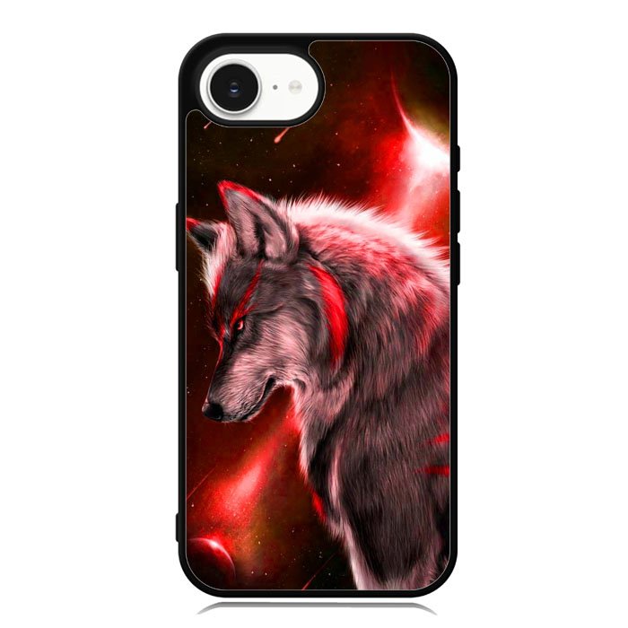 Cool Wolf Red iPhone 16e Case DC0383