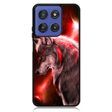 Cool Wolf Red Motorola Moto G Stylus 5G 2025 DC0383