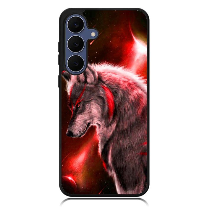 Cool Wolf Red Samsung Galaxy S23 Case DC0383