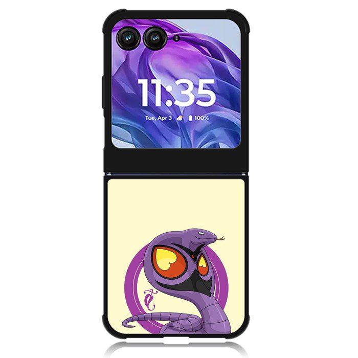 Ekans pokemon Motorola Moto Razr Plus 2024 , Moto Razr+ 2024 Case