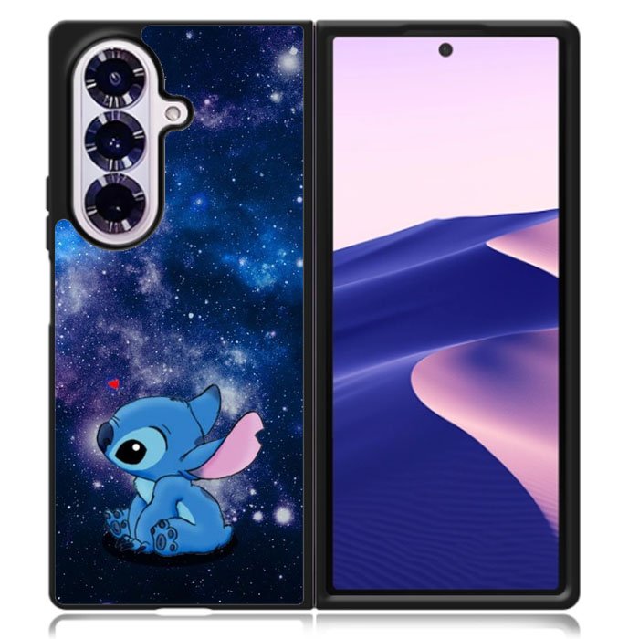 Stitch Galaxy Samsung Galaxy Z Fold 7 Case DC1774