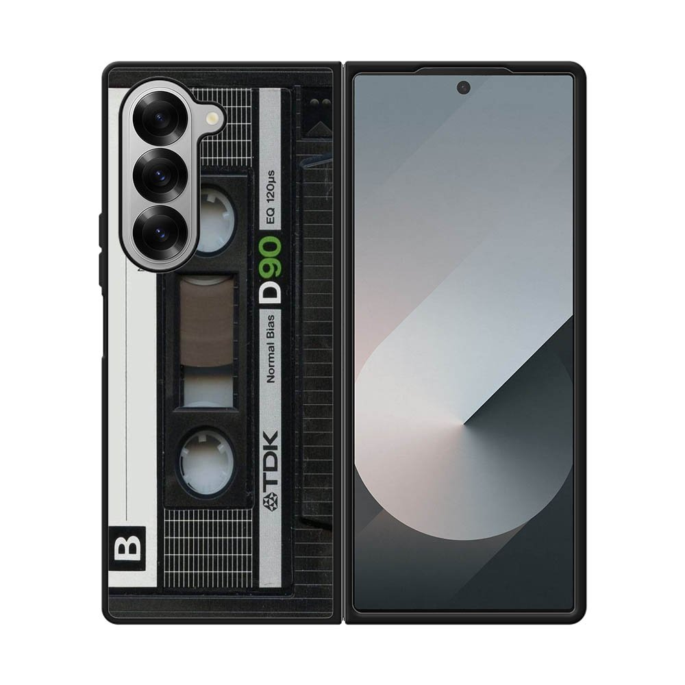 Cassette Tape 1st Samsung Galaxy Z Fold 7 5G Case