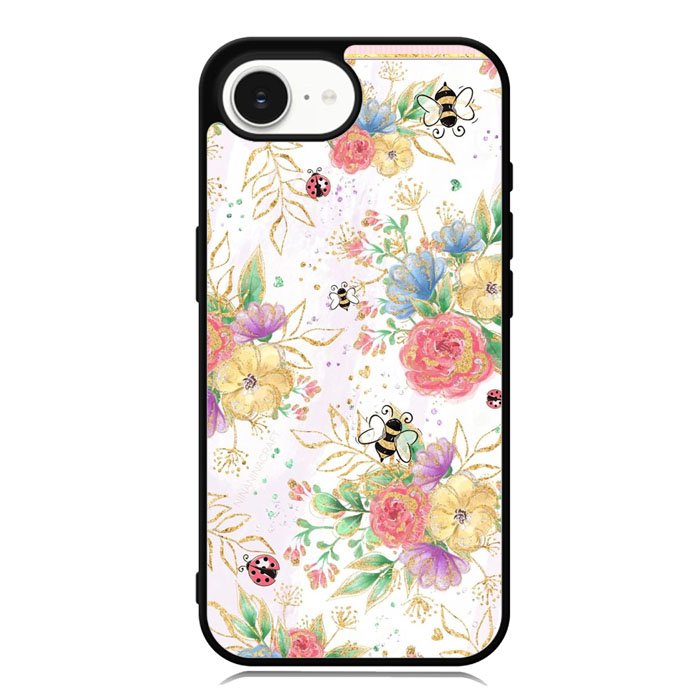 Bee Spring Flowers iPhone 16e Case DC0161