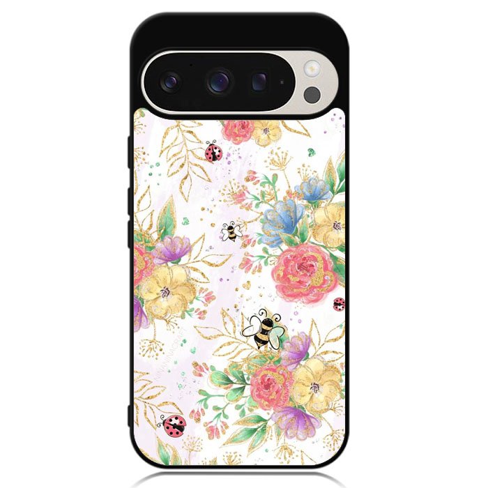 Bee Spring Flowers Google Pixel 9 | Google Pixel 9 Pro Case DC0161