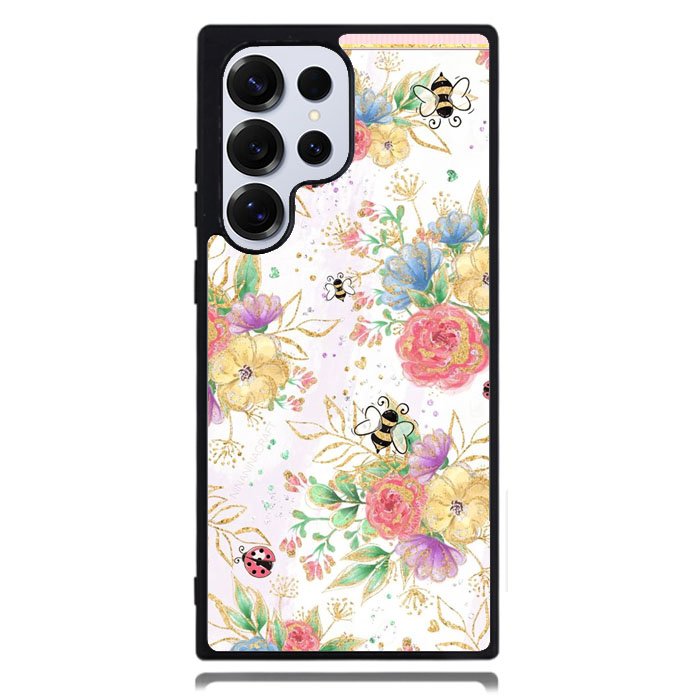 Bee Spring Flowers Samsung Galaxy S24 Ultra Case DC0161