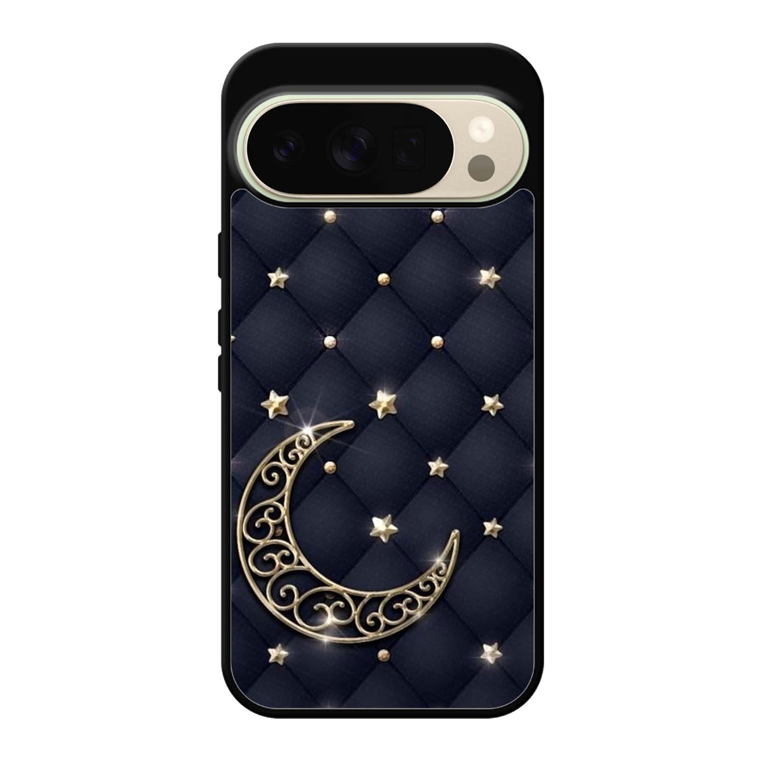 Golden Stars and Moon Google Pixel 10 Pro Case
