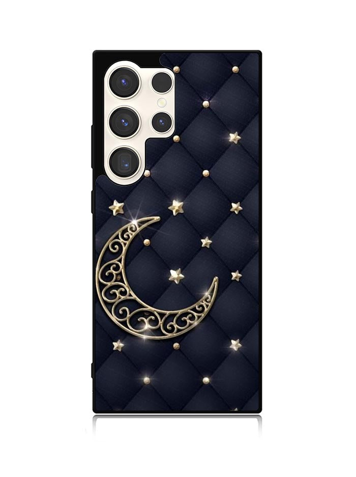 Golden Stars and Moon Samsung Galaxy S25 Ultra 5G Case