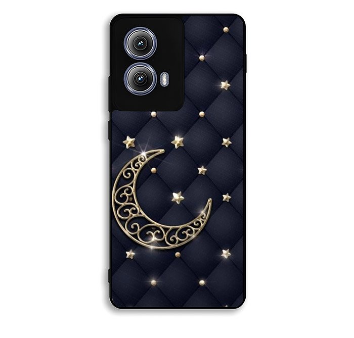 Golden Stars and Moon Motorola Moto Edge 2024 Case DC0513