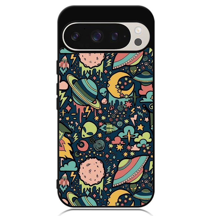 Aliens Rockets Space Google Pixel 9 | Google Pixel 9 Pro Case DC0055