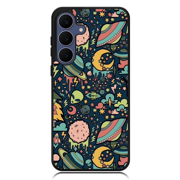 Aliens Rockets Space Samsung Galaxy S24 FE Case DC0055