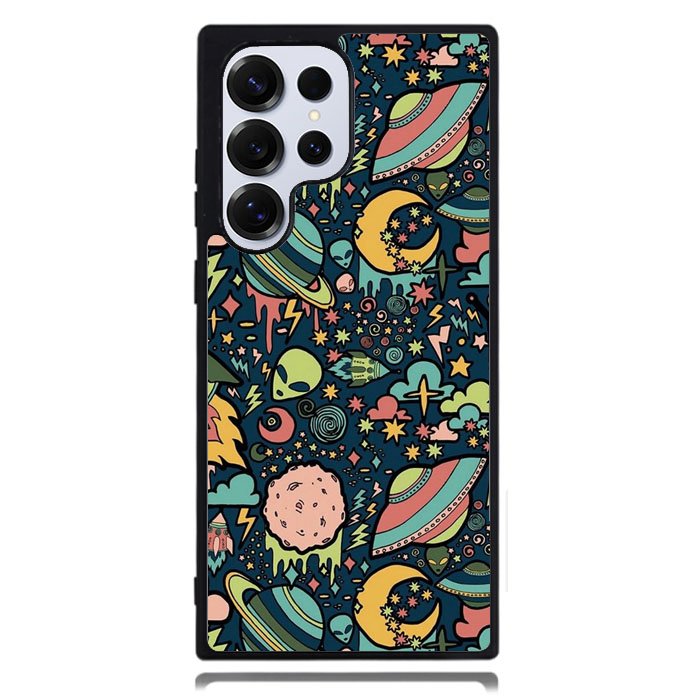 Aliens Rockets Space Samsung Galaxy S25 Ultra Case DC0055