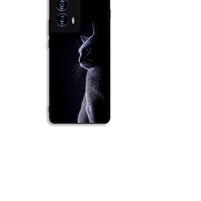 Cat Black White Motorola Moto G Power 5G 2024 Case DC2164