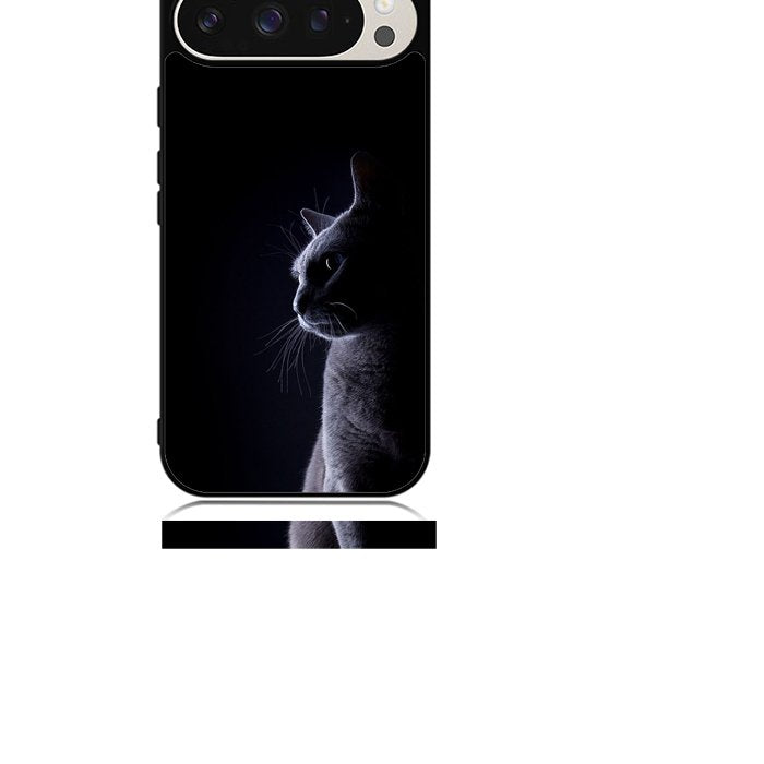 Cat Black White Google Pixel 9 Pro XL Case