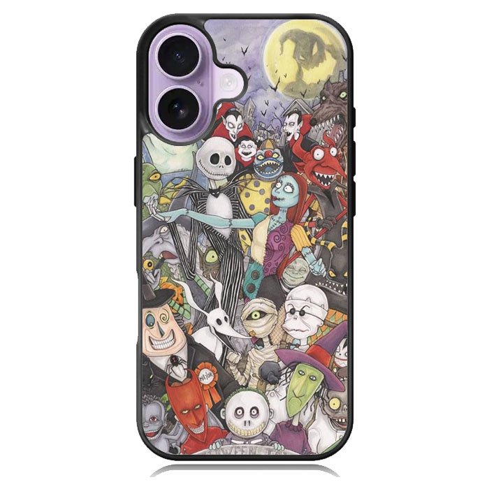 The Nightmare Before Christmas iPhone 16 Case DC1869