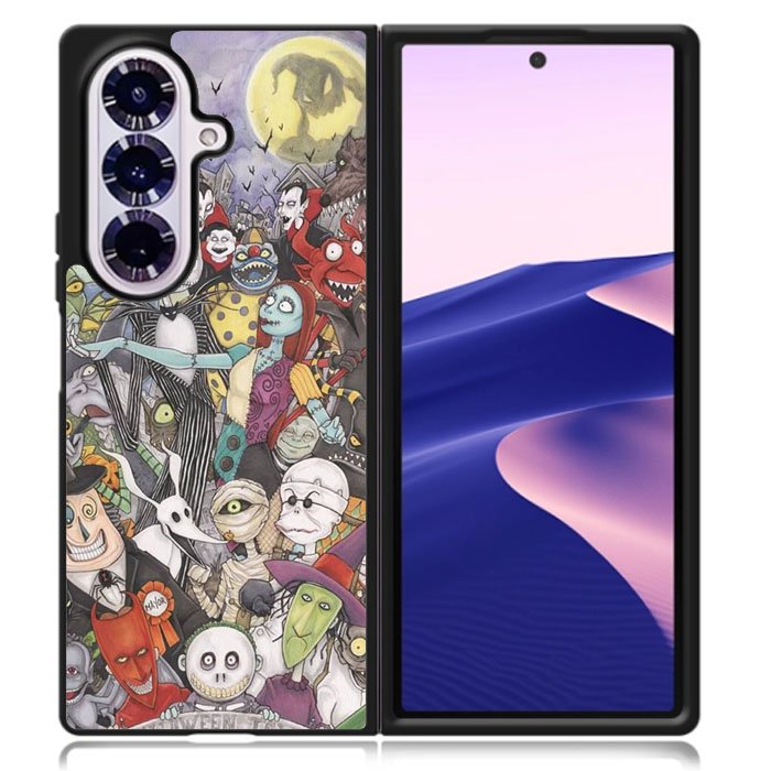 The Nightmare Before Christmas Samsung Galaxy Z Fold 7 Case DC1869