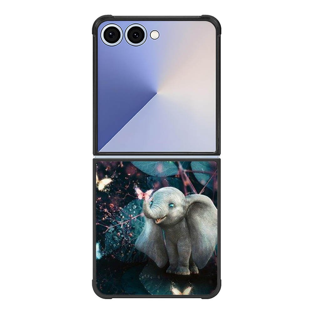 Butterfly Elephant Light F Samsung Galaxy Z Flip 7 5G Case