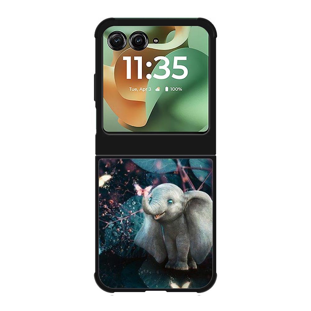 Butterfly Elephant Light F Motorola Moto RAZR 2025 Case