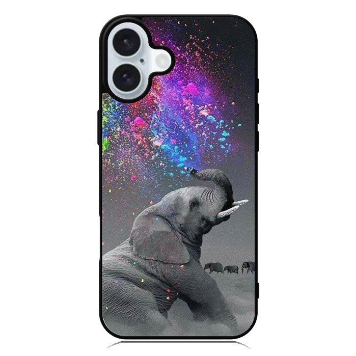 Elephant Wallpaper iPhone 16 Case