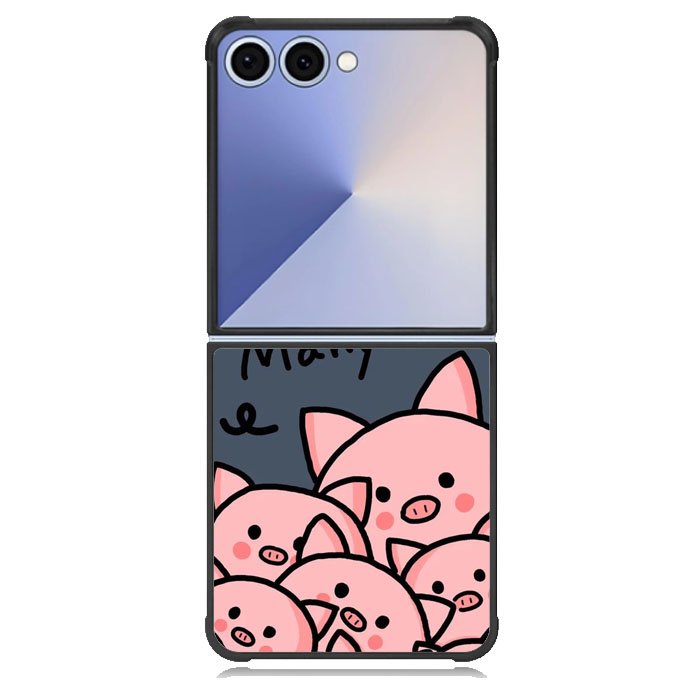 Many Pigs Samsung Galaxy Z Flip 7 Case DC1088