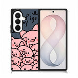 Many Pigs Samsung Galaxy Z Fold 8 Ultra Case DC1088