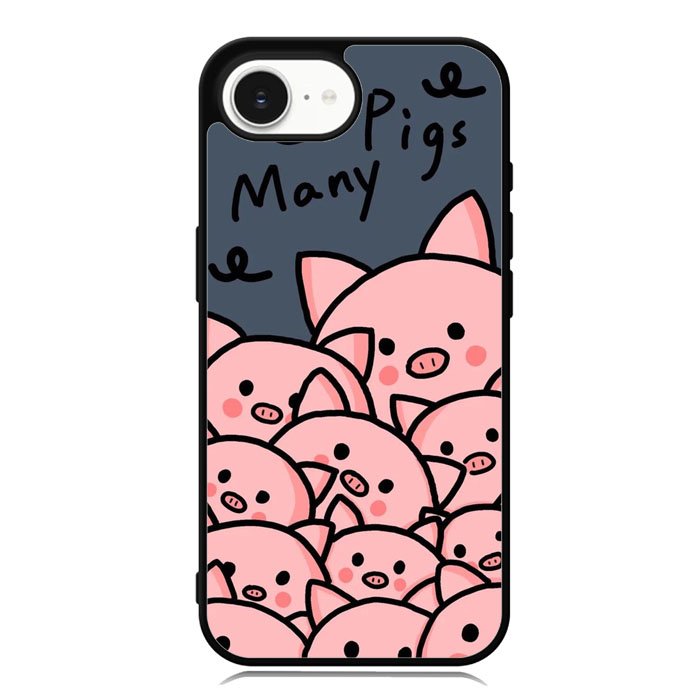 Many Pigs iPhone 16e Case DC1088