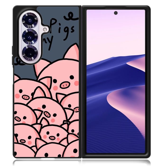 Many Pigs Samsung Galaxy Z Fold 7 Case DC1088