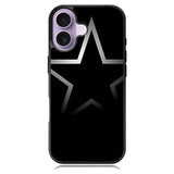 Dallas Cowboy Black Case iPhone 16 Plus Case DC0424