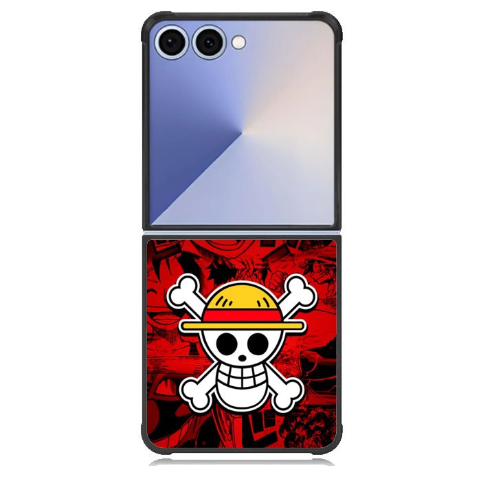One Piece Logo Comic Case Samsung Galaxy Z Flip 7 Case DC1363