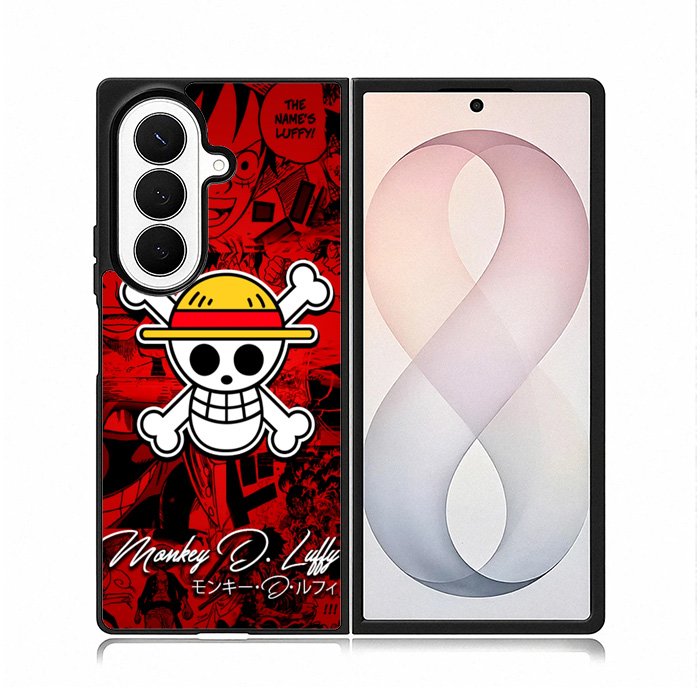 One Piece Logo Comic Case Samsung Galaxy Z Fold 8 Ultra Case DC1363