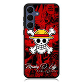 One Piece Logo Comic Case Samsung Galaxy S25 Case DC1363