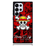 One Piece Logo Comic Case Samsung Galaxy S24 Ultra Case DC1363