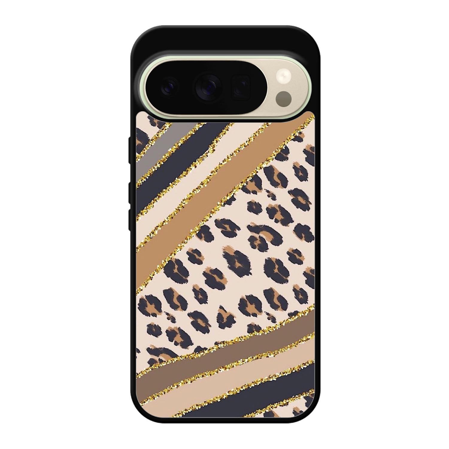 Leopard Gold Google Pixel 10 Pro Case