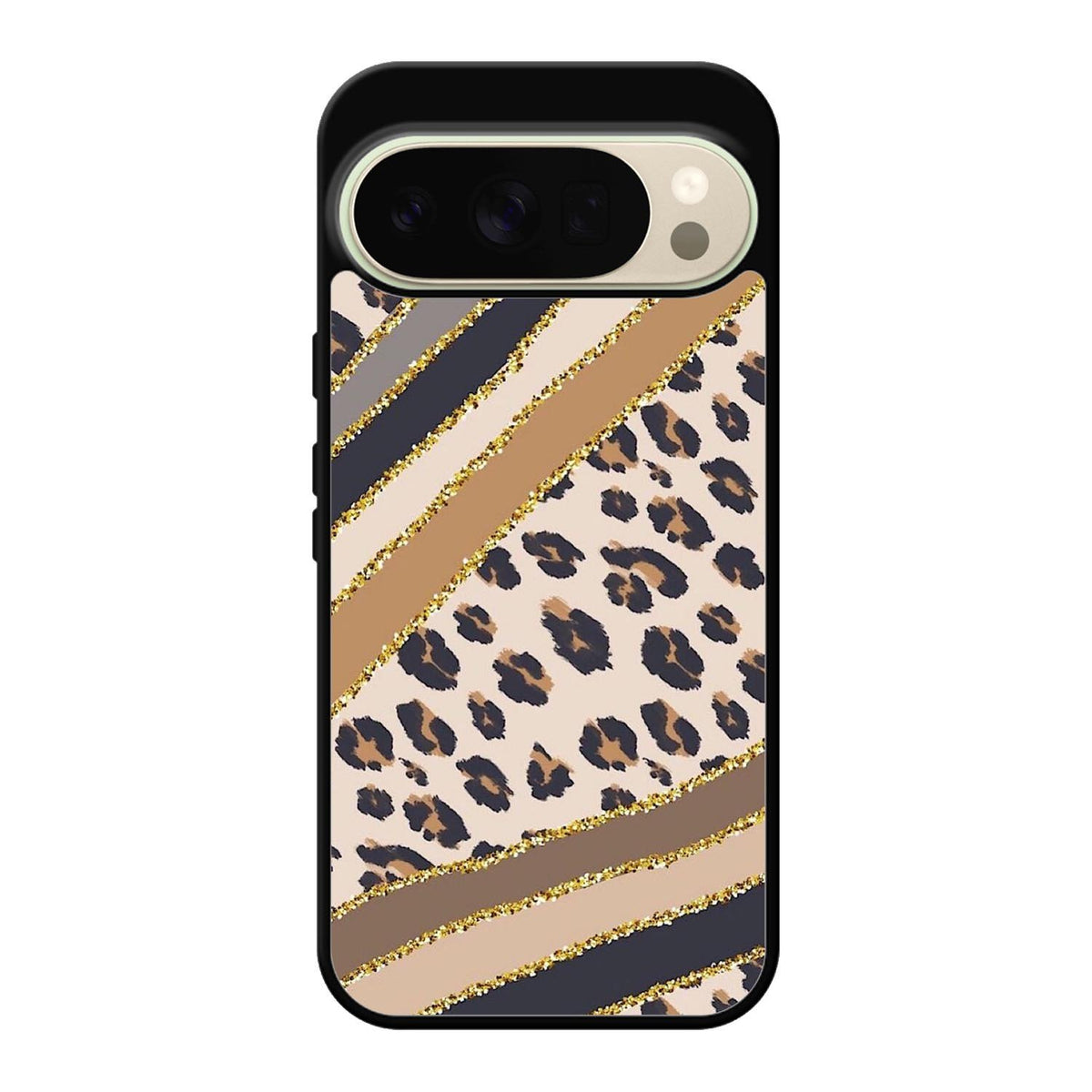 Leopard Gold Google Pixel 10 Pro Case