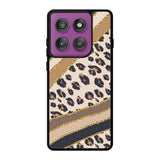 Leopard Gold Motorola Moto Edge 60 Pro Case