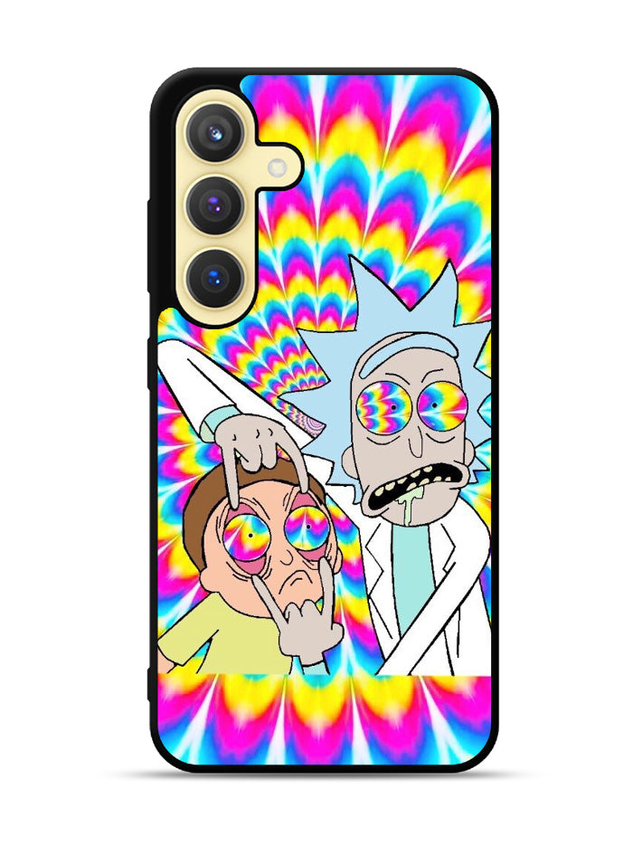 Rick And Morty Streaked Samsung Galaxy S24 Plus 5G , Samsung Galaxy S24+ 5G Case
