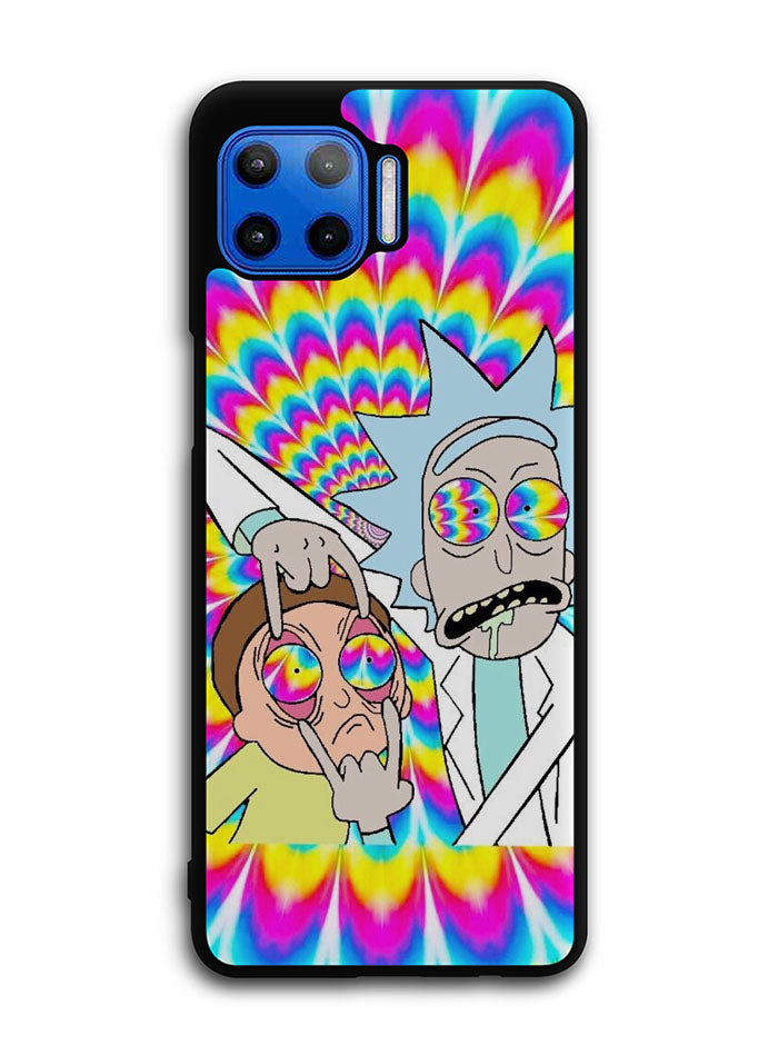 Rick And Morty Streaked Motorola Moto One 5G Case , Moto One 5G UW Case , Moto G 5G Plus Case