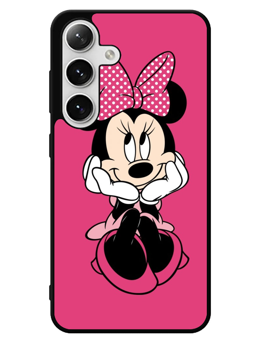 Girly Minnie Mouse Samsung Galaxy S25 5G Case