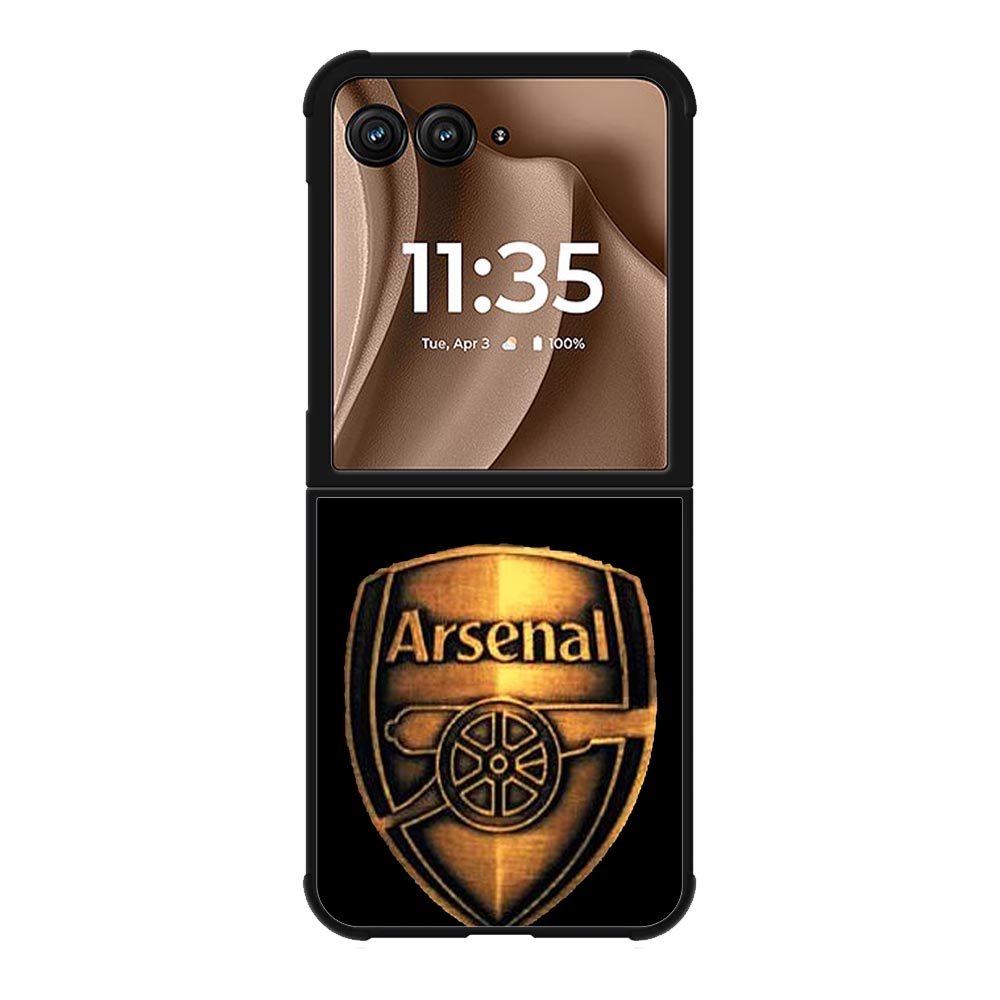 Arsenal Logo Gold 2nd Motorola Moto RAZR Plus 2025 Case