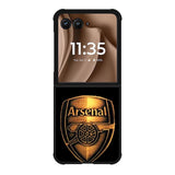 Arsenal Logo Gold 2nd Motorola Moto RAZR Plus 2025 Case