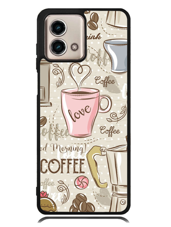 Coffee Wallpaper Cute Motorola Moto G Stylus 5G 2023 Case