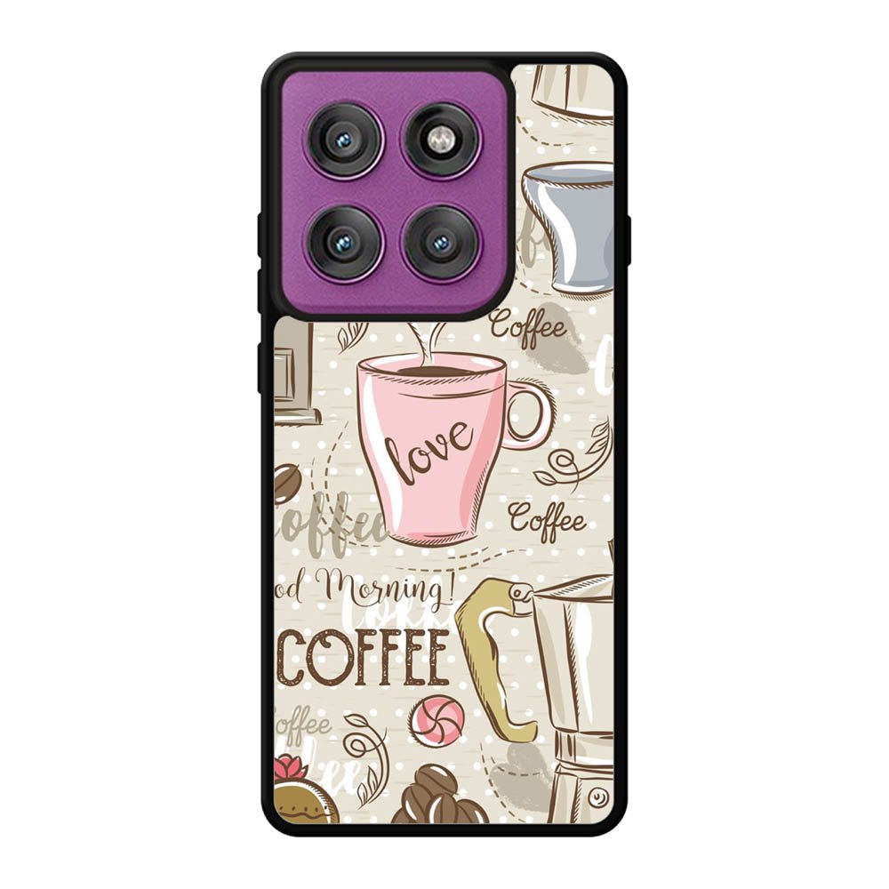 Coffee Wallpaper Cute Motorola Moto Edge 60 Pro Case