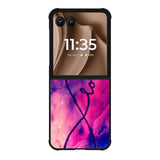 Galaxy Nebula Infinity Love Motorola Moto RAZR Plus 2025 Case