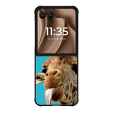 Giraffe Funny Motorola Moto RAZR Plus 2025 Case