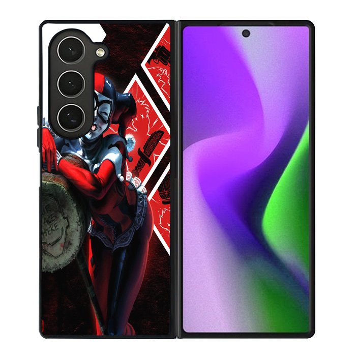 Mallet in Harley Quinn Samsung Galaxy Z Fold 6 Case
